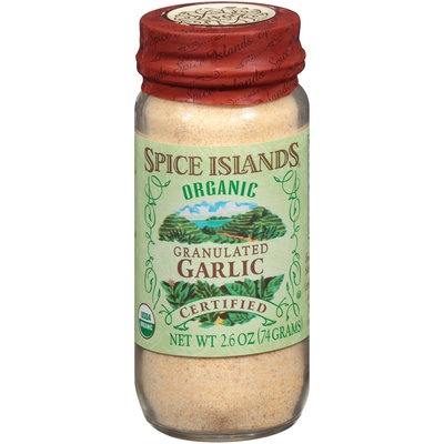 Spice Islands® Organic Granulated Garlic 2.6 oz. Jar