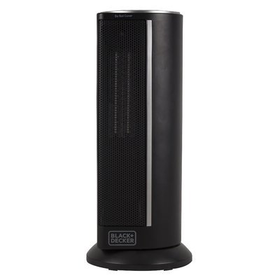 Black & Decker 1500-Watt Ceramic Portable Tower Heater, Black