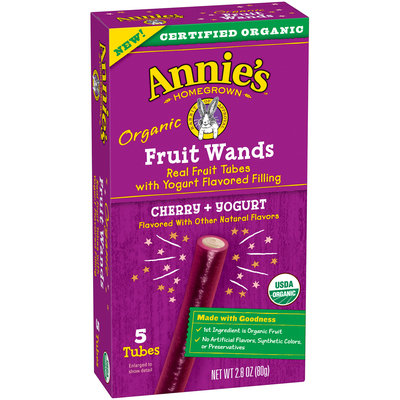 Annie's® Organic Cherry + Yogurt Fruit Wands