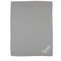 Livingtextilesbaby Paper Swans Love Diamond Matelasse Blanket