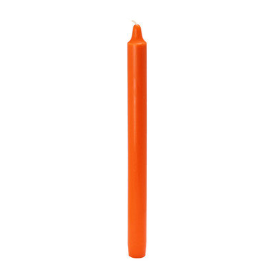 Varick Gallery Straight Taper Candle Color: Orange, Quantity: 144