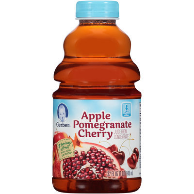 Gerber® Apple Pomegranate Cherry Juice 32 fl. oz. Bottle (Pack of 6)