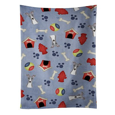 East Urban Home Dog House Italian Greyhound Dishcloth