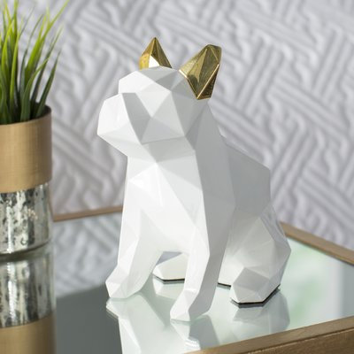 Willa Arlo Interiors Modern Resin Sculpture Color: White