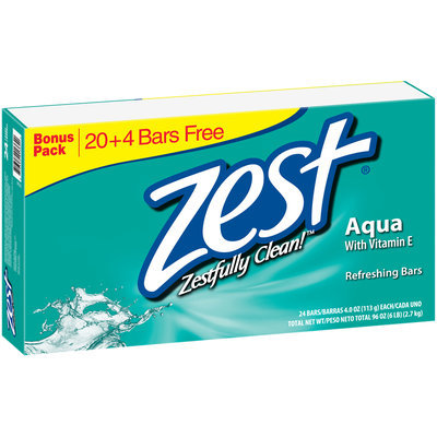 Zest® Aqua Refreshing Soap 24-4 oz. Bars