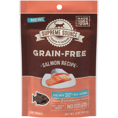 Supreme Source® Grain-Free Salmon Recipe Cat Treats 3 oz. Bag