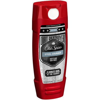 Dirt Destroyer Old Spice Body Wash Hardest Working Collection Dirt Destroyer Steel Courage 16 oz