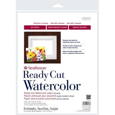 Strathmore Ready Cut W/C Sheet 11x14 140lb Hp