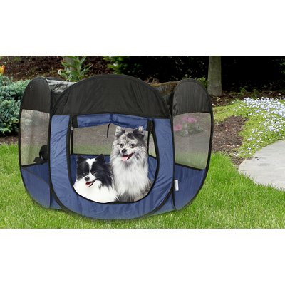 Precioustails Pop Open Collapsible Travel Pet Pen Size: 29