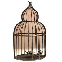 August Grove Warren-Shriner Alluring Iron Decorative Bird Cage
