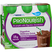 ProNourish™ Chocolate Low FODMAP Nutritional Drink 6-8 fl. oz. Plastic Bottles