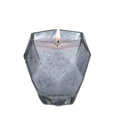 Bungalow Rose Amethyst Jewel Glass Scent Jar Candle Color: Blue/Purple