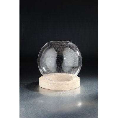 Diamond Star Glass Terrarium Accessory Container with Stand