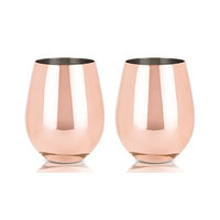 Viski Mercer Stemless 18 Oz. Wine Glasses