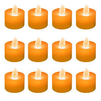 Red Barrel Studio LED Tea Lights Color: Orange