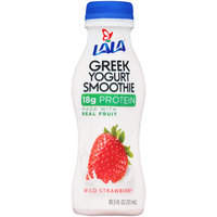 Lala® Wild Strawberry Greek Yogurt Smoothie 10.5 fl. oz. Bottle