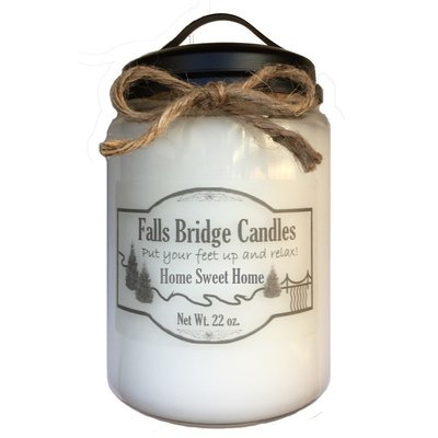 Fallsbridgecandles Home Sweet Home Scented Jar Candle Size: 6.5