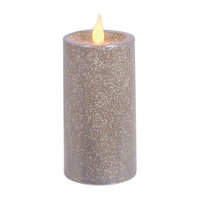 Mercer41 Glitter LED Pillar Flameless Candle Size: 6