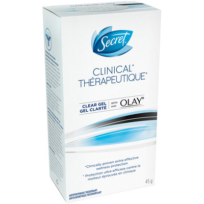 Secret® Clinical with Olay® Clear Gel Antiperspirant/Deodorant 45g Stick