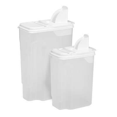 Rebrilliant Multi-Use 2 Container Cereal Dispenser