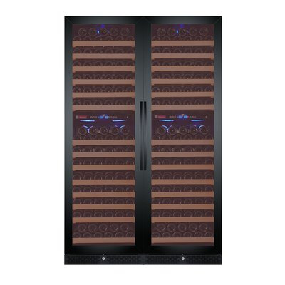 Allavino FlexCount Classic 344 Bottle Multi Zone Freestanding Wine Refrigerator Finish: Black