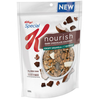 Special K® Kellogg's Nourish® Dark Chocolate Coconut Crispy Granola with Quinoa