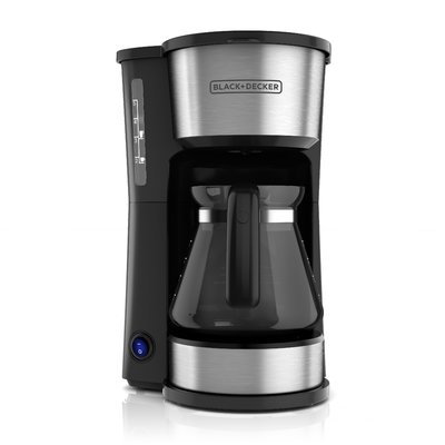 Black & Decker 5-Cup 4-in-1 Station Stainless Steel Coffee Maker
