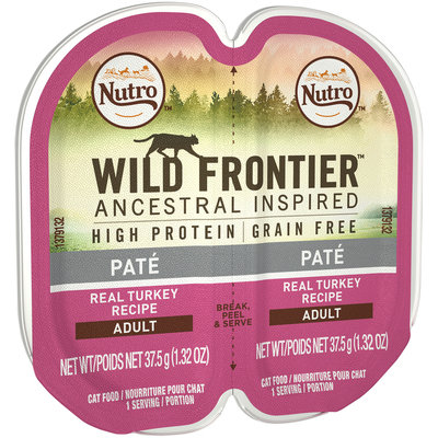 Nutro™ Wild Frontier™ Ancestral Inspired Pate Real Turkey Recipe Adult Cat Food 2-1.32 oz. Trays