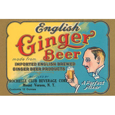 Buyenlarge 'English Ginger Beer' Vintage Advertisement Size: 66