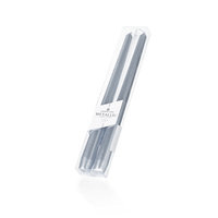 Colonial Candle Metallic Unscented Taper Candle Color: Silver