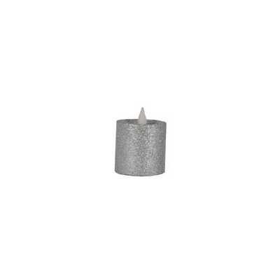 Mercer41 Glitter LED Pillar Flameless Candle Size: 3