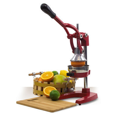 Imperial Home Cast Iron Manual Juicer Color: Red