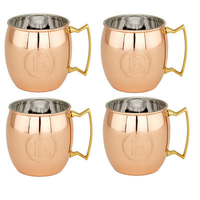 Old Dutch Copper Monogrammed 16 oz. Moscow Mule Mug Letter: E