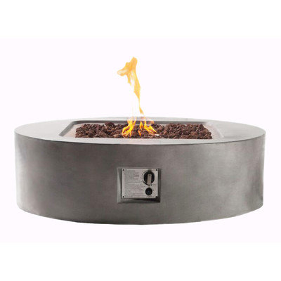 Teva Furniture Flint Propane Fire Pit, Concrete