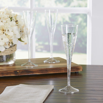 Wayfair Basics One-Piece Plastic Champagne Flute