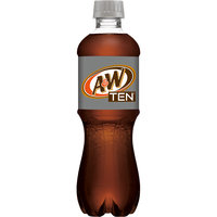 A&W TEN Root Beer, 16 Fl Oz Bottle