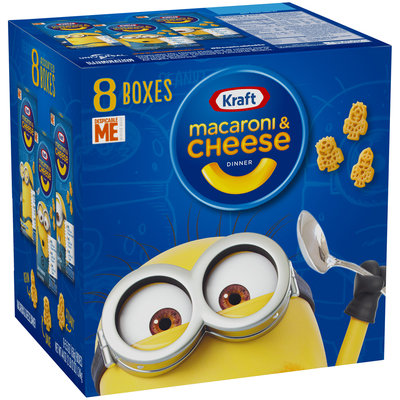 Kraft Despicable Me Shapes Macaroni & Cheese Dinner 8-5.5 oz. Boxes