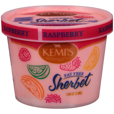 Kemps® Raspberry Fat Free Sherbet 1.69 qt. Tub