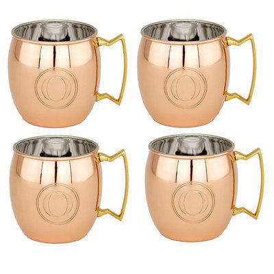 Old Dutch Copper Monogrammed 16 oz. Moscow Mule Mug Letter: O