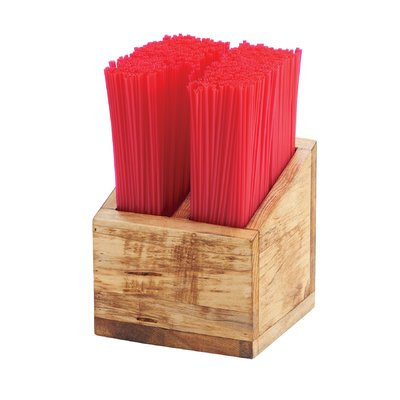 Cal-mil Madera Stir-Stick Straw Holder