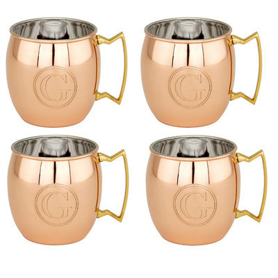 Old Dutch Copper Monogrammed 16 oz. Moscow Mule Mug Letter: G