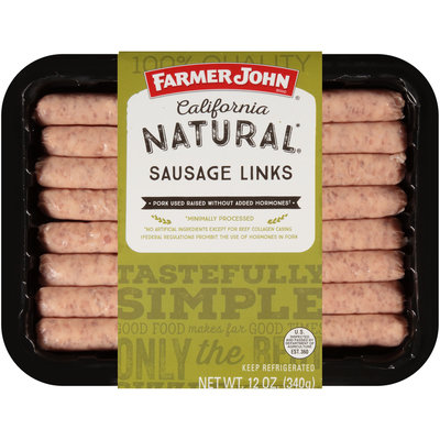 Farmer John® California Natural* Sausage Links 12 oz. Pack