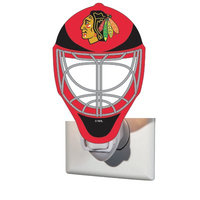 Team Sports America NHL Glass Night Light NHL Team: Chicago Blackhawks