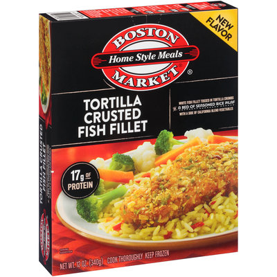 Boston Market® Home Style Meals® Tortilla Crusted Fish Fillet Frozen Entree 12 oz. Box