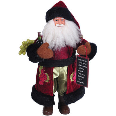 The Holiday Aisle Wine Santa