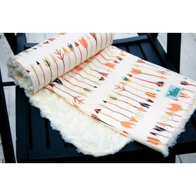 Littlemoosebyliza Fletching Chant Cuddle Minky Baby Blanket