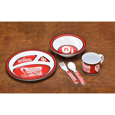 Neoplex NCAA 5 Piece Dish Set NCAA: Oklahoma Sooners