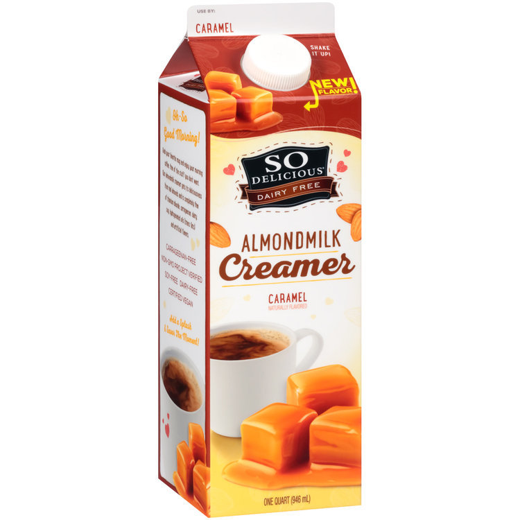 SO Delicious® Dairy Free Caramel Almond Milk Creamer 1 pt. Carton