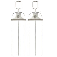 Jim Beam Stainless Steel 3 Prong Skewers 2 Pack