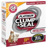 ARM & HAMMER™ Clump & Seal™ Platinum LightWeight Multi-Cat Odor Sealing Litter